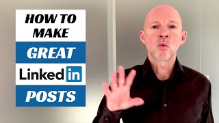 7 Ideas to Make GREAT LinkedIn Posts [upl. by Nothsa]