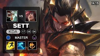 Sett vs Riven Top  EUW Master  Patch 1415 Season 14 [upl. by Folger]