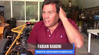 FABIAN RABONI  PRESIDENTE DEL AUTO CLUB SAN ANDRÉS DE GILES [upl. by Yarased278]