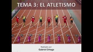 RESUMEN ATLETISMO  Educación Física [upl. by Nylsor]