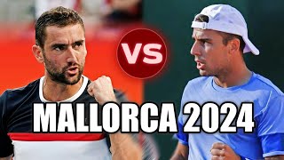 Marin Cilic vs Alberto Barroso Campos MALLORCA 2024 [upl. by Bertrando]