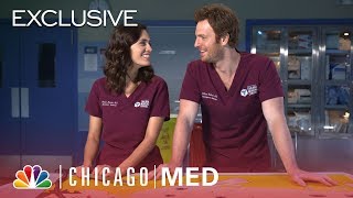 Nick Gehlfuss and Torrey DeVitto Play a Trivia Surgery Game  Chicago Med Digital Exclusive [upl. by Inglis]