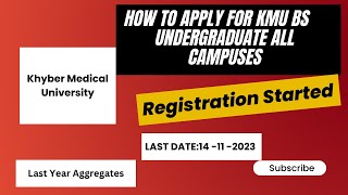 How To Apply for KMU BS Undergraduate Admission IPMR  Nursing  Dpt  Pharm D  Radiology Demo [upl. by Zach40]