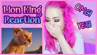 Lion King Official Trailer Reaction EMOTIONAL [upl. by Plossl]