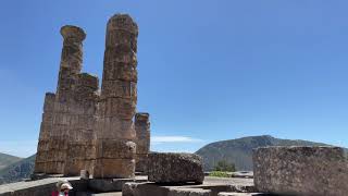 Delphi Archaeological Site walk tour Greece May 2021  full movie with sound [upl. by Enenaj89]