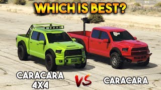 GTA 5 ONLINE  CARACARA 4X4 VS CARACARA 6X6 WHICH IS BEST [upl. by Bundy658]