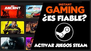 ¿COMPRAR EN INSTANT GAMING ES FIABLE MIRA COMO COMPRAR UN JUEGO Y ACTIVAR KEY EN STEAM [upl. by Etterraj]