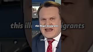 Dominik tarczynski destroyed her on immigration 🔥 alphamale automobile mentalhealthcare funny [upl. by Floeter914]