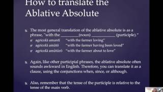 Ch 13 Ablative Absolute [upl. by Dranyam]