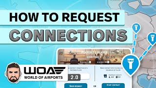 How to send CONTRACTS to other players in World of Airports [upl. by Armin]