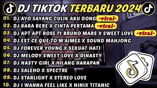 DJ TIKTOK TERBARU 2024  DJ AYO SAYANG CULIK AKU DONG 🎵 DJ BARA BERE X APT APT  FULL ALBUM VIRAL [upl. by Dempster]