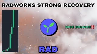 RAD COIN STRONG RECOVERY IN OCTOBER 2024‼️ RADWORKS CRYPTO NICE BOUNCE TODAY‼️ RAD CRYPTO START MOVE [upl. by Ennirak]