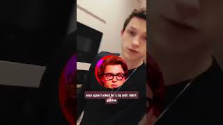 Tom Holland HATES his SpiderMan Suitshorts tomholland hollywood actor spiderman Marvel [upl. by Naicad]