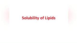 Solubility of lipids Test for lipids Biochemistry Practicals 1st year MBBSBDS [upl. by Maharva]