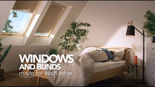 Windows and blinds made for each other  FAKRO [upl. by Aserehc866]