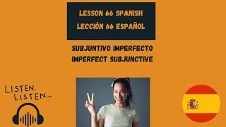 Imperfect Subjunctive in Spanish  Imperfecto Subjuntivo  Imperfect in Spanish [upl. by Eirret708]