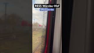 OffenbachOst Vorbeifahrt BR445RE55➡️WürzburgHbf br445 twindexx regionalbahn shorts [upl. by Nauwtna]