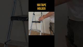 How To Hold Tape On A Ladder Eliminate dropped tape from a ladder 180 TAPE HOLDER ladder tapehacks [upl. by Gifferd]