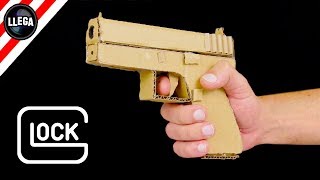 CÓMO HACER UNA PISTOLA CON CARTÓN  GLOCK 17 [upl. by Harp]