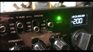 Cobra 148 GTL DDS VFO [upl. by Refennej]