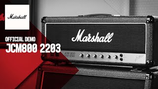 Marshall JCM800 2203  Product Demo  Marshall [upl. by Akemit]