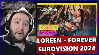 Loreen in the Eurovision 2024 Grand Final  Forever  Tattoo  🇸🇪 Sweden REACTION [upl. by Okiek]