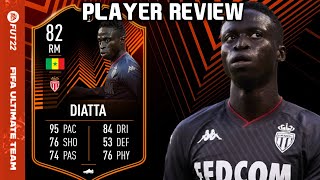 HE IS BROKEN⚡82 RTTK DIATTA PLAYER REVIEW FIFA 22 ULTIMATE TEAM [upl. by Zumstein891]