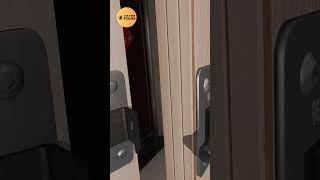 Automatic spring latch lock for barns 108ideafilms shorts lock door [upl. by Primrose]