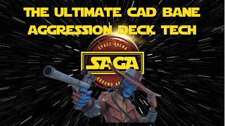 Cad Bane Aggression Deck Tech  Star Wars Unlimited  Space Arena Ground Arena [upl. by Inohs650]