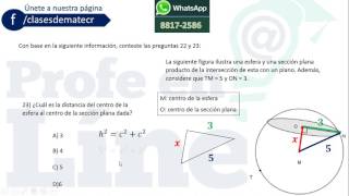 Pregunta 23 BXM Setiembre 2016 Academia Infinito Heredia CR [upl. by Hajidahk]