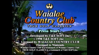 Opening  Waialae Country Club N64 [upl. by Marius597]