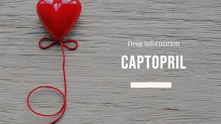 Captopril  Uses Dosage Side Effects amp Mechanism  Capoten [upl. by Aisenat]