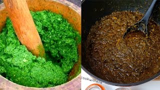 How To Cook Cassava Leaves Pondu Recipe [upl. by Almap]