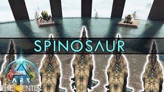 Spinosaurus vs the Center Bosses  ARK Survival Ascended [upl. by Sillsby562]