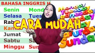 Belajar BAHASA INGGRIS‼️ Nama Nama Hari [upl. by Nosyerg]