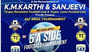 ROUND 02  TJFA VS LEEDS  5S Football Tournament Tiruppur 2024 [upl. by Radbourne]