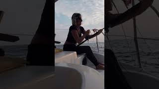 Ep33  Catching Swordfish While Sailing sailing fishing catamaransailing boatlife [upl. by Anek]