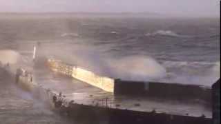 BURGHEAD MORAY SCOTLAND STORM 05 12 13 [upl. by Hollander]