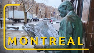 Montreal Canada Walking Tour Sherbrooke Street west Metro Guy Station Full Walk [upl. by Aniat974]