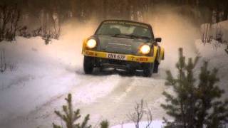 Tuthill Porsche 911 Skids in Norway Ice Driving Training 2011 [upl. by Salis]