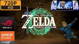 The Legend of Zelda Tears of the Kingdom ROG Ally  Yuzu EA 1489 Emulator  Turbo Mode 25W Battery [upl. by Othilie]