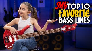 My TOP 10 Favorite BASS LINES  Part 3 [upl. by Sanoy]