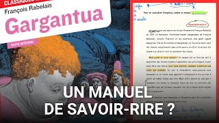 ✅ Correction de dissertation Gargantua de Rabelais Bac français [upl. by Knut]