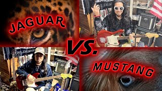 Squier Jaguar vs Squier Mustang [upl. by Yelats]