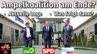 Ampelkoalition vor dem Aus Finanzminister amp FDPChef Lindner auf Gegenkurs zu SPD amp Grüne  Infos [upl. by Krein]