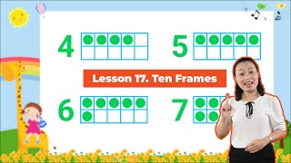 Lesson 17 Ten Frames  Kindergarten  Math For Kids [upl. by Edwards]