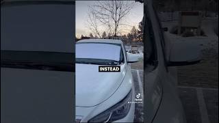 The best way to remove ice from a car [upl. by Shanney592]