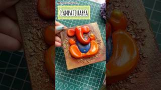 Ganesha ji DIY ON GANESH CHATURTHI🙏🏻 diy clayart ganpati youtubeshorts viralshorts ganesh [upl. by Nimesh]