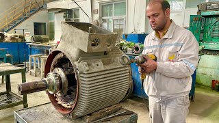 everything about the electric motors  Siemens electric motor assembly 55 kW 1500 rpm [upl. by Suivatra]