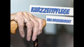 Kurzzeitpflege  ein Budget für Krisensituationen [upl. by Oyam]